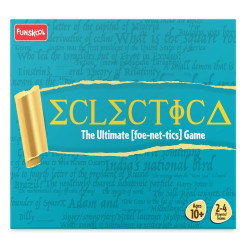 Funskool Games - Eclectica, The Ultimate foe-net-Ticks Game, Educational & Word Based Game for Kids and Family, 2-4 Players, 10 and Above