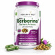 HealthyHey Berberis - Berberine 95% with milk Thistle - Support Weight Management & Healthy Glucose Levels Supplements - 750 mg Veg. 60 Capsules