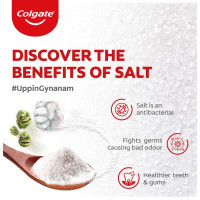 Colgate Swarna Vedshakti Toothpaste - 200gm with Colgate Active Salt Toothpaste, 300gm (Saver Pack)