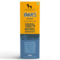 Yakies by HUFT Vegetarian Natural Dog Chew Bone – 25 gm Each | Pack of 3, Small Size Healthy Long-Lasting Chew | High Protein Gluten Free Treat for Small Dogs