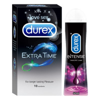 Pleasure Packs (Durex Intense Tingling Lube 50ml, Extra Time 10s)