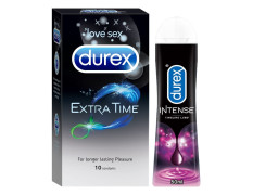 Pleasure Packs (Durex Intense Tingling Lube 50ml, Extra Time 10s)