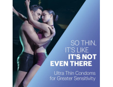 Durex Air Condoms for Men, 10 Count with Durex Lube Cherry Flavoured Lubricant Gel for Men & Women (50ml, Water Based Lube, Suitable for Use with Toys)