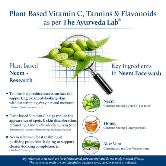 Blue Nectar Honey & Neem Face Wash for Oily & Acne Prone Skin | Natural Cleanser for Acne and Oil Control | Face Wash for Oily Skin with Vitamin C (11 Herbs, 200ml) Blue Nectar Honey & Neem Face Wash for Oily & Acne Prone Skin | Natural Cleanser for Acne and Oil Control | Face Wash for Oily Skin with Vitamin C (11 Herbs, 200ml)