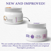 NutriGlow Hair Spa Cream with Damage Reverse & Moisture Lock Formulation for Dry & Damaged Hair - 300g