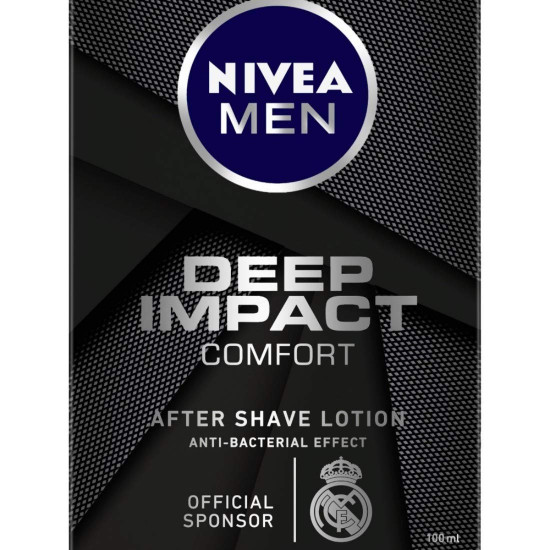 NIVEA MEN Shaving, Deep Impact Comfort After Shave Lotion, 100ml