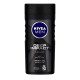 Nivea Men Body Wash, Deep Impact, 3 In 1 Shower Gel For Body, Face & Hair, With Microfine Clay, 250ml