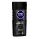 Nivea Men Body Wash, Deep Impact, 3 In 1 Shower Gel For Body, Face & Hair, With Microfine Clay, 250ml