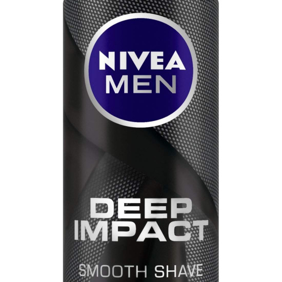 NIVEA MEN Shaving, Deep Impact Smooth Shaving Foam, 200ml