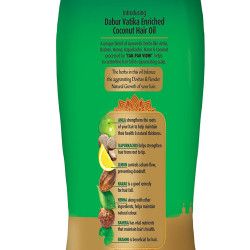 Dabur Vatika Enriched Coconut Hair Oil For Hair Fall Control, 300 Ml