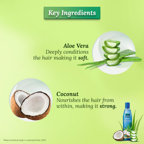 Parachute Advansed Aloe Vera Enriched Coconut Hair Oil, 250ml + 75ml | For Soft, Strong Hair
