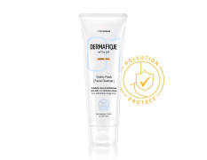 Dermafique Vitality Flash Facial Cleanser Exfoliating Face wash, For Normal to Oily Skin, Exfoliates Dead Cells, Cleanses pores, removes oil with Orange Zest extracts and Vitamin E, Oil-Free (100 ml)