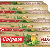 Colgate Swarn Vedshakti Toothpaste - Ayurvedic Oral Care | Buy 3 Get 1 Free Colgate Swarn Vedshakti Toothpaste - Ayurvedic Oral Care | Buy 3 Get 1 Free
