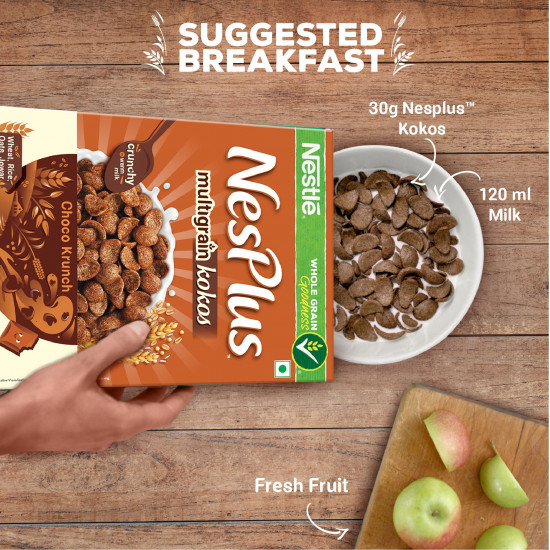Nestle NesPlus Multigrain Kokos Breakfast Cereal - Chocolate Crunch, 350g