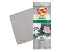 Scotch-Brite Microfiber Polishing Wipe for cleaning TV, Mobile, Laptop, Tablet screens & Spectacles (Pack of 1, Grey)