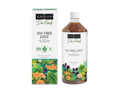 Kapiva Dia Free Juice, 1L | Clinically Proven Diabetic care | Amla, Karela, Jamun, Guduchi & 7 More