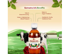 Axiom Gomutra Ark (Desi cow urine) | Natural Detoxifier| Immunity Booster | Helpful in Manage Liver and Skin Problems | No Added Sugar| No Artificial colour And Flavour -1000ml (Pack of 2)