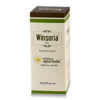 Kerala Ayurveda Winsoria Oil | Heals Redness, Dry Patches, Plaque, Scales, and Flakes of Skin | Herbal Skin Itching Oil| Minimizes Itching and Discoloration of Skin | Soothing Coconut Oil Base| With Vidphala, Manjistha, Sariba| 100ml