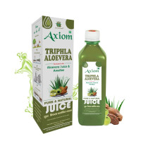 Axiom_Ayurveda Triphla Aloevera Juice 500ml | Boost Digestion System | Immunity Booster | Helps in Acidity | WHO GLP,GMP, ISO Certified Natural Product |Product
