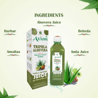 Axiom_Ayurveda Triphla Aloevera Juice 500ml | Boost Digestion System | Immunity Booster | Helps in Acidity | WHO GLP,GMP, ISO Certified Natural Product |Product Axiom_Ayurveda Triphla Aloevera Juice 500ml | Boost Digestion System | Immunity Booster | Helps in Acidity | WHO GLP,GMP, ISO Certified Natural Product |Product
