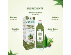 Axiom_Ayurveda Triphla Aloevera Juice 500ml | Boost Digestion System | Immunity Booster | Helps in Acidity | WHO GLP,GMP, ISO Certified Natural Product |Product