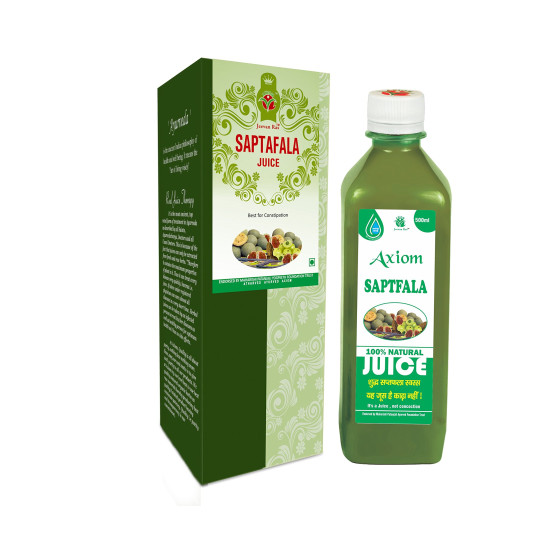 Axiom Ayurveda Saptfla Juice 500 ml | Ayurvedic Juice | WHO-GLP,GMP Certified Product | No Added Colour | No Added Sugar Axiom Ayurveda Saptfla Juice 500 ml | Ayurvedic Juice | WHO-GLP,GMP Certified Product | No Added Colour | No Added Sugar