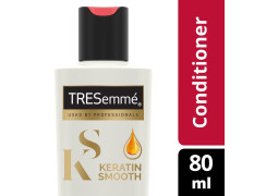 Tresemme Keratin Smooth Conditioner, With Keratin And Argan Oil For Straighter, Smoother And Shinier Hair, 80 ml