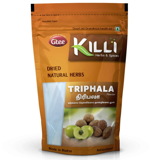KILLI Triphala Powder (Amla Harad Baheda), 100g KILLI Triphala Powder (Amla Harad Baheda), 100g