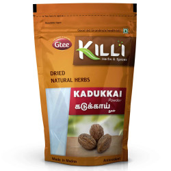 KILLI Haritaki | Kadukkai | Inknut | Karakkaya | Terminalia chebula | Harad Powder, 100g
