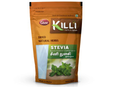 KILLI Stevia | Natural Sweetner | Seeni Thulasi Leaves Crushed, 80g (Pack of 3)