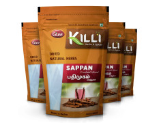 KILLI Sappan Wood | Pathimugam Kerala Wood | Patang | Pathimukham Crushed, 100G (Pack Of 4), Sandalwood, Powder, 400 Gram