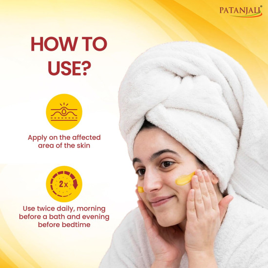 Patanjali Saundarya Aloevera Gel Kesar Chandan 150ml For Men, Women, Anti-Acne & Pimples, For all Skin Types