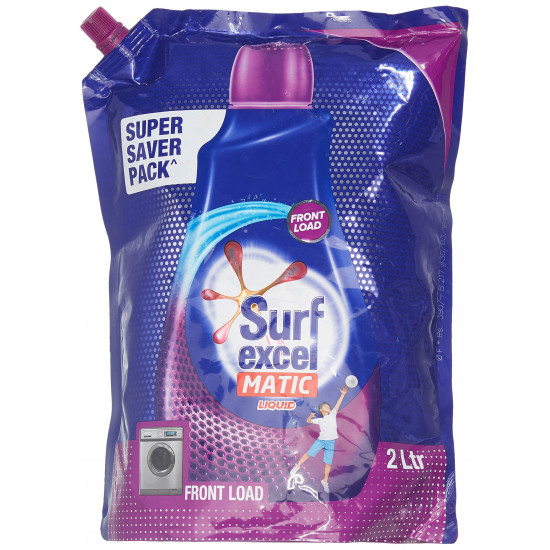 Surf Excel Front Load Matic Liquid Detergent - 2 L, Pack of 1