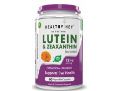 HealthyHey Lutein with Zeaxanthin - Support Eyes Health - 60 Veg. Capsules (Pack of 1)