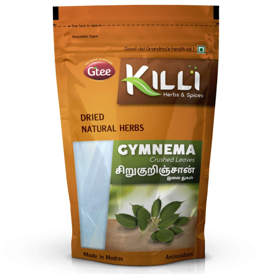 KILLI Gymnema sylvestre | Sirukurinjan | Madhunashini | Gurmar Leaves Crushed, 100g KILLI Gymnema sylvestre | Sirukurinjan | Madhunashini | Gurmar Leaves Crushed, 100g
