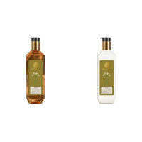 Forest Essentials Hair Cleanser, Japapatti and Brahmi, 200ml (Shampoo & Conditioner Combo)