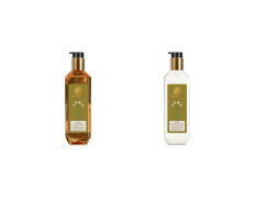 Forest Essentials Hair Cleanser, Japapatti and Brahmi, 200ml (Shampoo & Conditioner Combo)