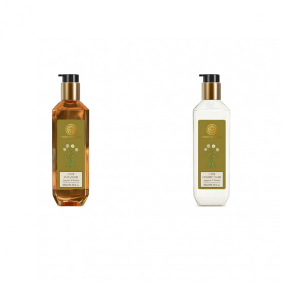 Forest Essentials Hair Cleanser, Japapatti and Brahmi, 200ml (Shampoo & Conditioner Combo)