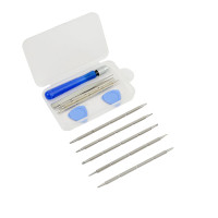 Spartan SMR-01 12-In-1 Precision Screwdriver Set – Magnetic Electronics Repair Tool Kit with Case for Laptop, PC, iPhone, Watch, Camera, Glasses, Game Console (Pack of 1, Blue)