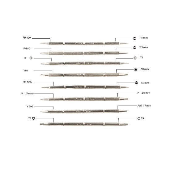 Spartan SMR-01 12-In-1 Precision Screwdriver Set – Magnetic Electronics Repair Tool Kit with Case for Laptop, PC, iPhone, Watch, Camera, Glasses, Game Console (Pack of 1, Blue)