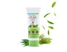 Mamaearth Tea Tree Natural Face Wash for Acne & Pimples Wash 100 ml - For Normal & Dry Skin