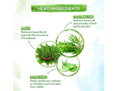 Mamaearth Tea Tree Natural Face Wash for Acne & Pimples Wash 100 ml - For Normal & Dry Skin