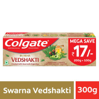 Colgate Swarna Vedshakti Toothpaste - 300gm - Natural Oral Care