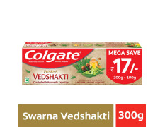 Colgate Swarna Vedshakti Toothpaste - 300gm - Natural Oral Care
