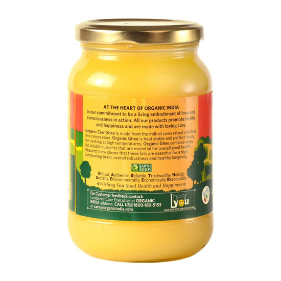 ORGANIC INDIA Cow Ghee (454.65 Gram)