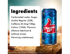Thums Up Soft Drink Can, 180 ml