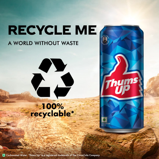 Thums Up Soft Drink Can, 180 ml