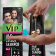 VIP Hair Colour Shampoo 400ml Black | Ammonia-Free | Family Pack | Quick 5-in-1 Grey Coverage for Men & Women | Long-Lasting Natural Black Shine