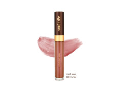 SoulTree Ayurvedic Lip Gloss - Coral Pink Colour(203), 5 g
