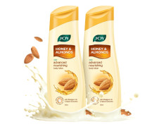 Joy Honey & Almonds Advanced Nourishing Lightweight Body Lotion 300ml x 2 | Enriched With Shea Butter | Natural Sunscreen Filters | Suitable for Normal to Dry Skin